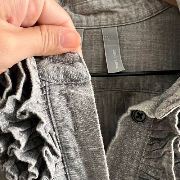 SIBEL SARAL Tunic Shirt with Pockets 100% Cotton - Picture 3 of 10